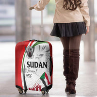 Sudan Independence Day Luggage Cover Victory is Ours - Soldiers of the Homeland - Wonder Print Shop