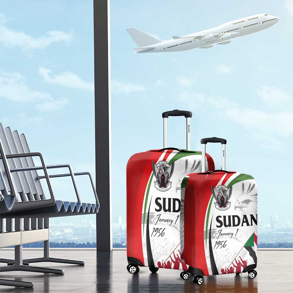Sudan Independence Day Luggage Cover Victory is Ours - Soldiers of the Homeland - Wonder Print Shop
