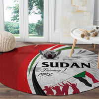 Sudan Independence Day Round Carpet Victory is Ours - Soldiers of the Homeland