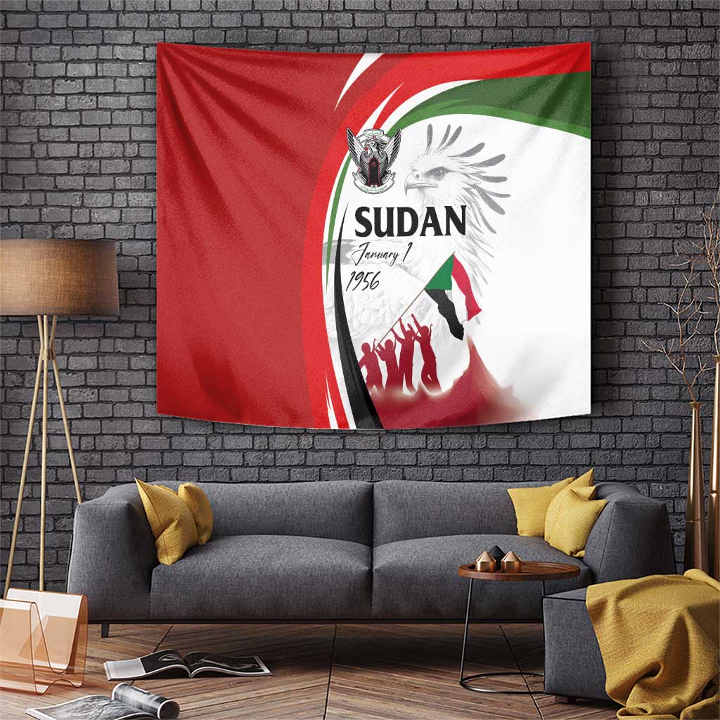 Sudan Independence Day Tapestry Victory is Ours - Soldiers of the Homeland - Wonder Print Shop