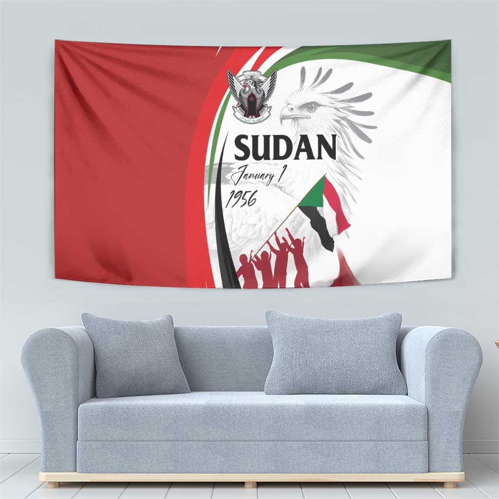 Sudan Independence Day Tapestry Victory is Ours - Soldiers of the Homeland - Wonder Print Shop
