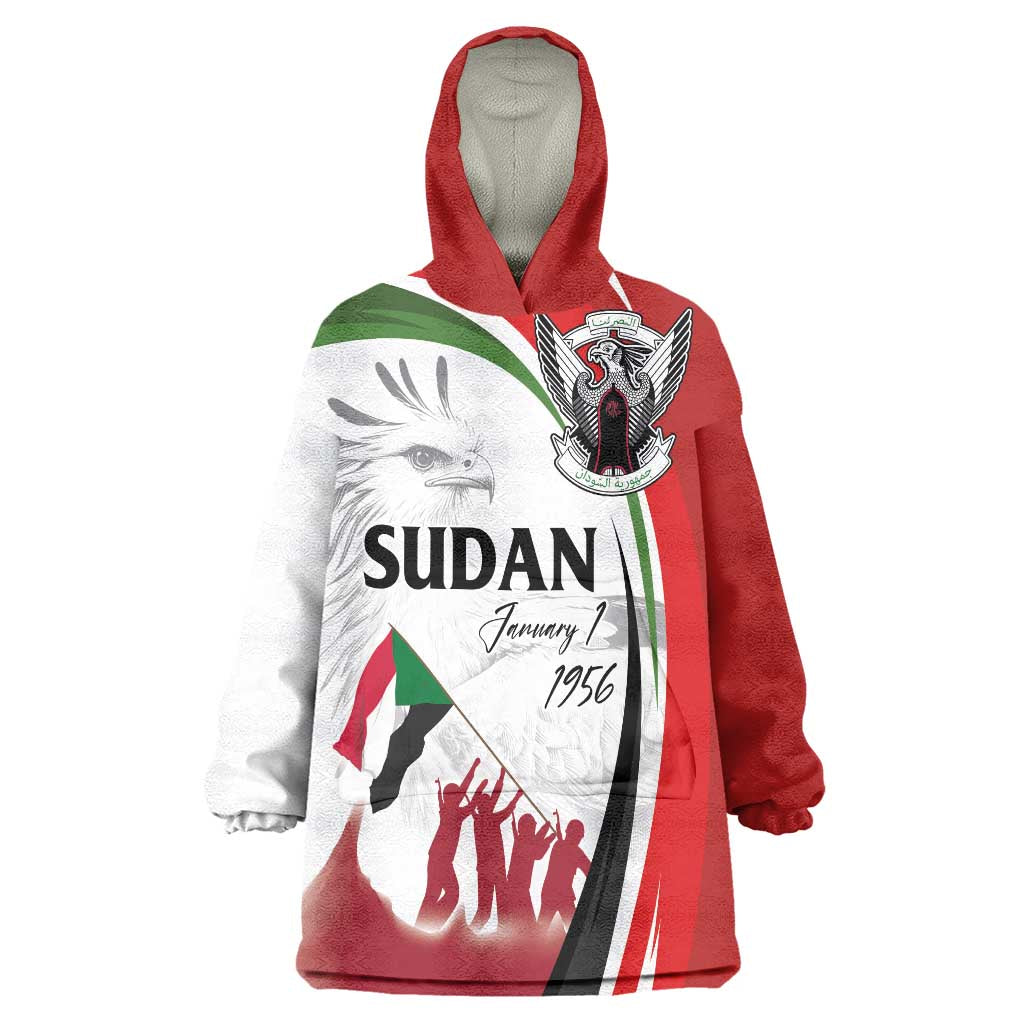 Sudan Independence Day Wearable Blanket Hoodie Victory is Ours - Soldiers of the Homeland - Wonder Print Shop