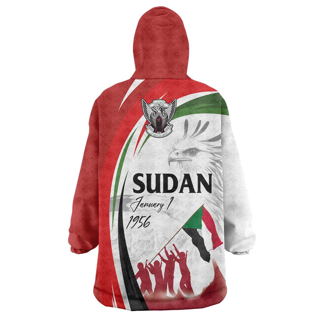 Sudan Independence Day Wearable Blanket Hoodie Victory is Ours - Soldiers of the Homeland - Wonder Print Shop