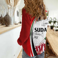 Sudan Independence Day Women Casual Shirt Victory is Ours - Soldiers of the Homeland - Wonder Print Shop