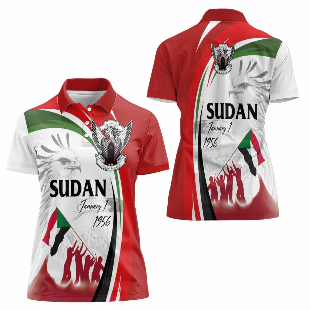 Sudan Independence Day Women Polo Shirt Victory is Ours - Soldiers of the Homeland - Wonder Print Shop