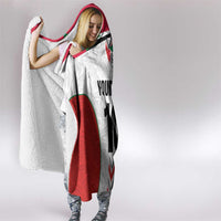 Custom Sudan Football Hooded Blanket Falcons of Jediane - Wings of Victory