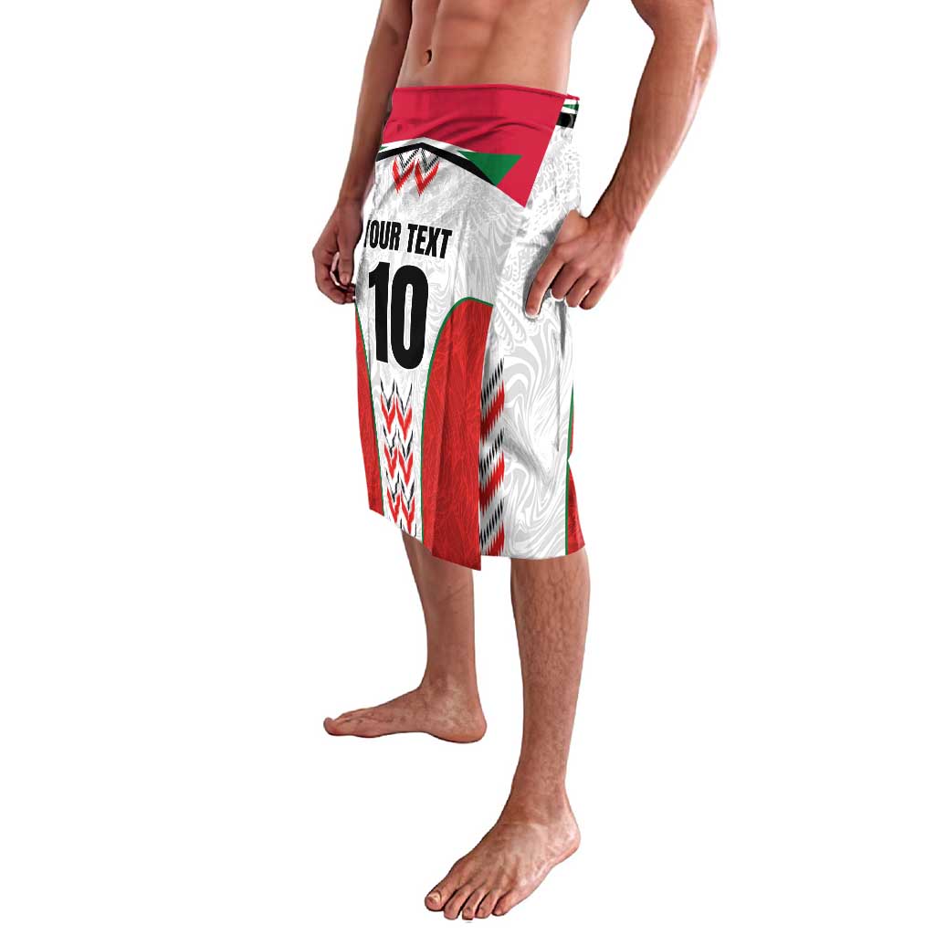 Custom Sudan Football Lavalava Falcons of Jediane - Wings of Victory - Wonder Print Shop