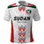 Custom Sudan Football Polo Shirt Falcons of Jediane - Wings of Victory - Wonder Print Shop