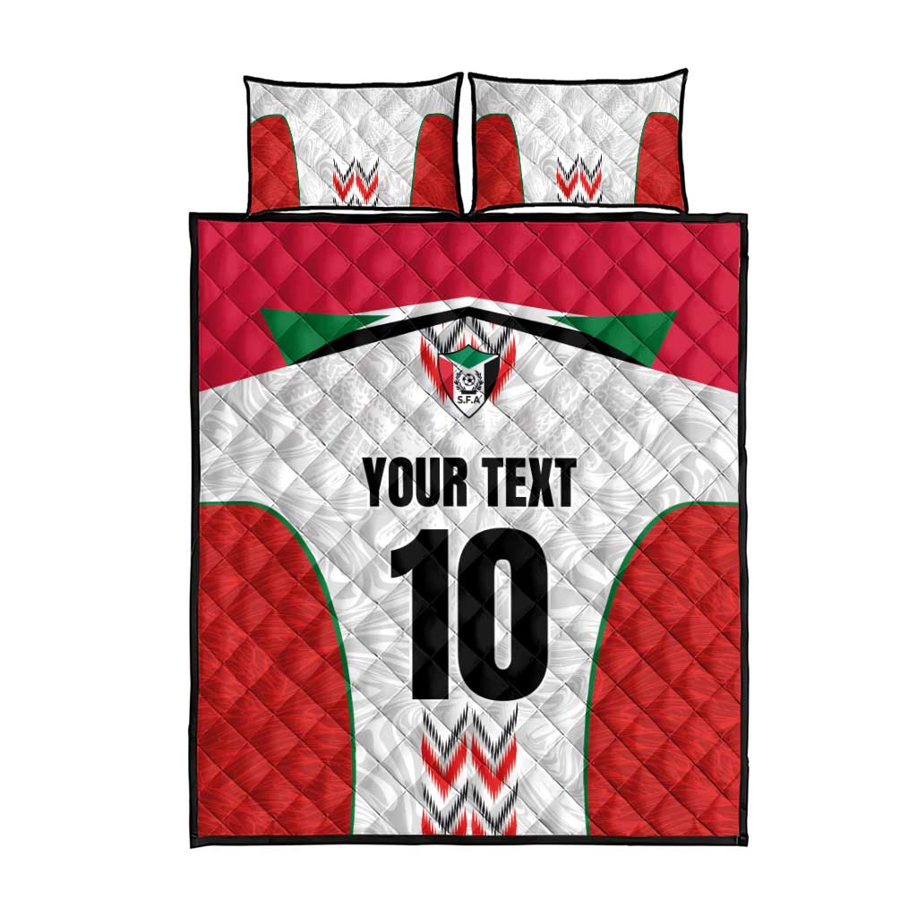 Custom Sudan Football Quilt Bed Set Falcons of Jediane - Wings of Victory - Wonder Print Shop