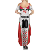 Custom Sudan Football Summer Maxi Dress Falcons of Jediane - Wings of Victory - Wonder Print Shop