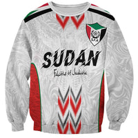 Custom Sudan Football Sweatshirt Falcons of Jediane - Wings of Victory - Wonder Print Shop