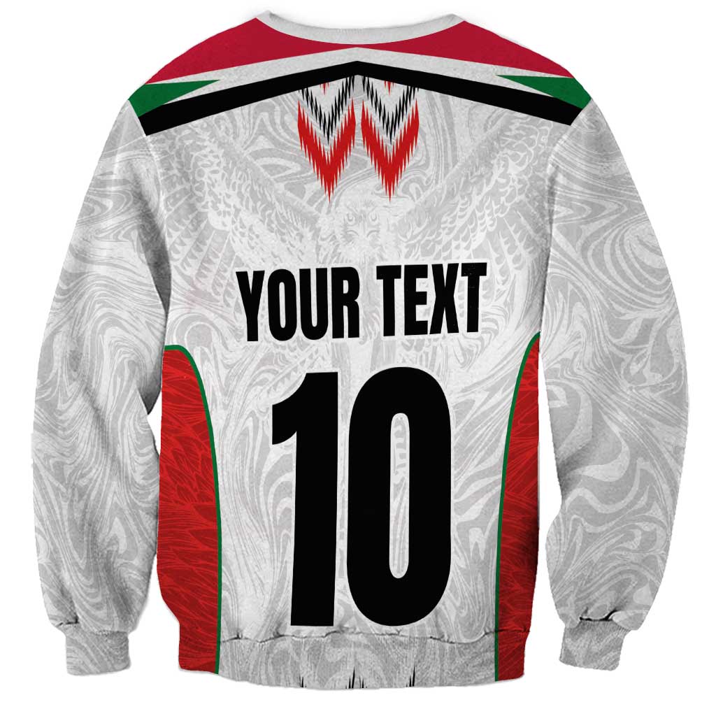 Custom Sudan Football Sweatshirt Falcons of Jediane - Wings of Victory - Wonder Print Shop