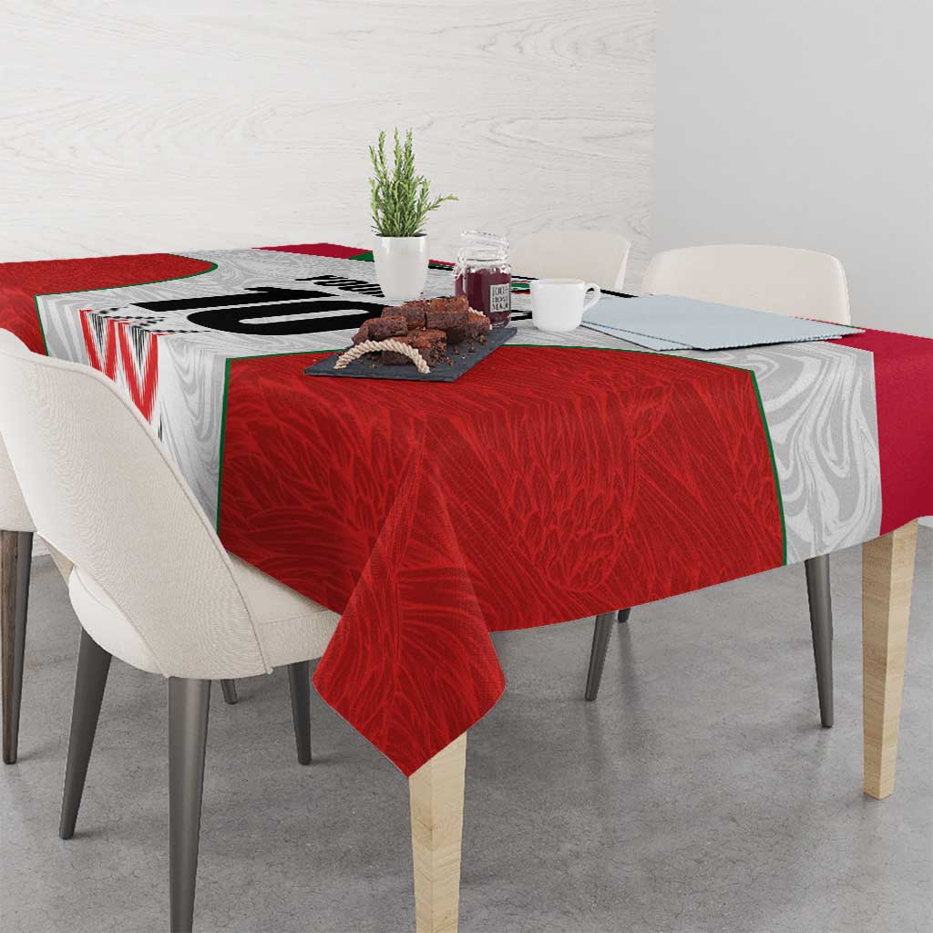 Custom Sudan Football Tablecloth Falcons of Jediane - Wings of Victory - Wonder Print Shop
