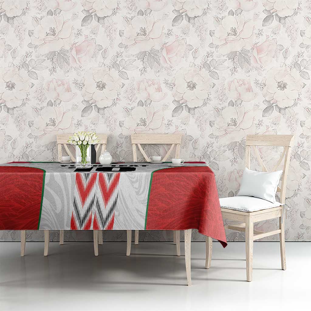 Custom Sudan Football Tablecloth Falcons of Jediane - Wings of Victory - Wonder Print Shop