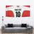 Custom Sudan Football Tapestry Falcons of Jediane - Wings of Victory - Wonder Print Shop