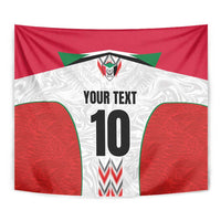Custom Sudan Football Tapestry Falcons of Jediane - Wings of Victory - Wonder Print Shop