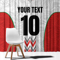 Custom Sudan Football Window Curtain Falcons of Jediane - Wings of Victory - Wonder Print Shop