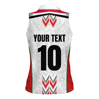 Custom Sudan Football Women Sleeveless Polo Shirt Falcons of Jediane - Wings of Victory - Wonder Print Shop