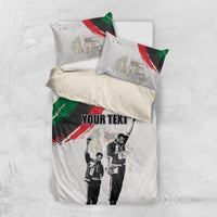 Personalized Juneteenth Freedom Day Bedding Set 1968 Black Power Salute - Wonder Print Shop