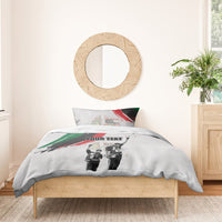 Personalized Juneteenth Freedom Day Bedding Set 1968 Black Power Salute - Wonder Print Shop