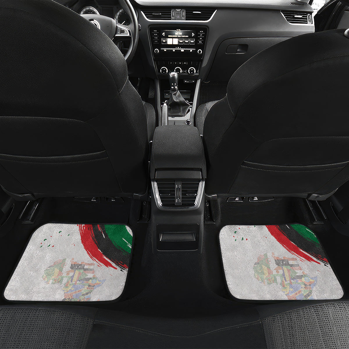 Personalized Juneteenth Freedom Day Car Mats 1968 Black Power Salute - Wonder Print Shop