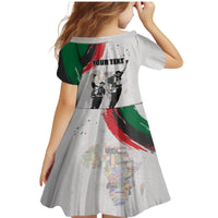 Personalized Juneteenth Freedom Day Family Matching Mermaid Dress and Hawaiian Shirt 1968 Black Power Salute - Wonder Print Shop