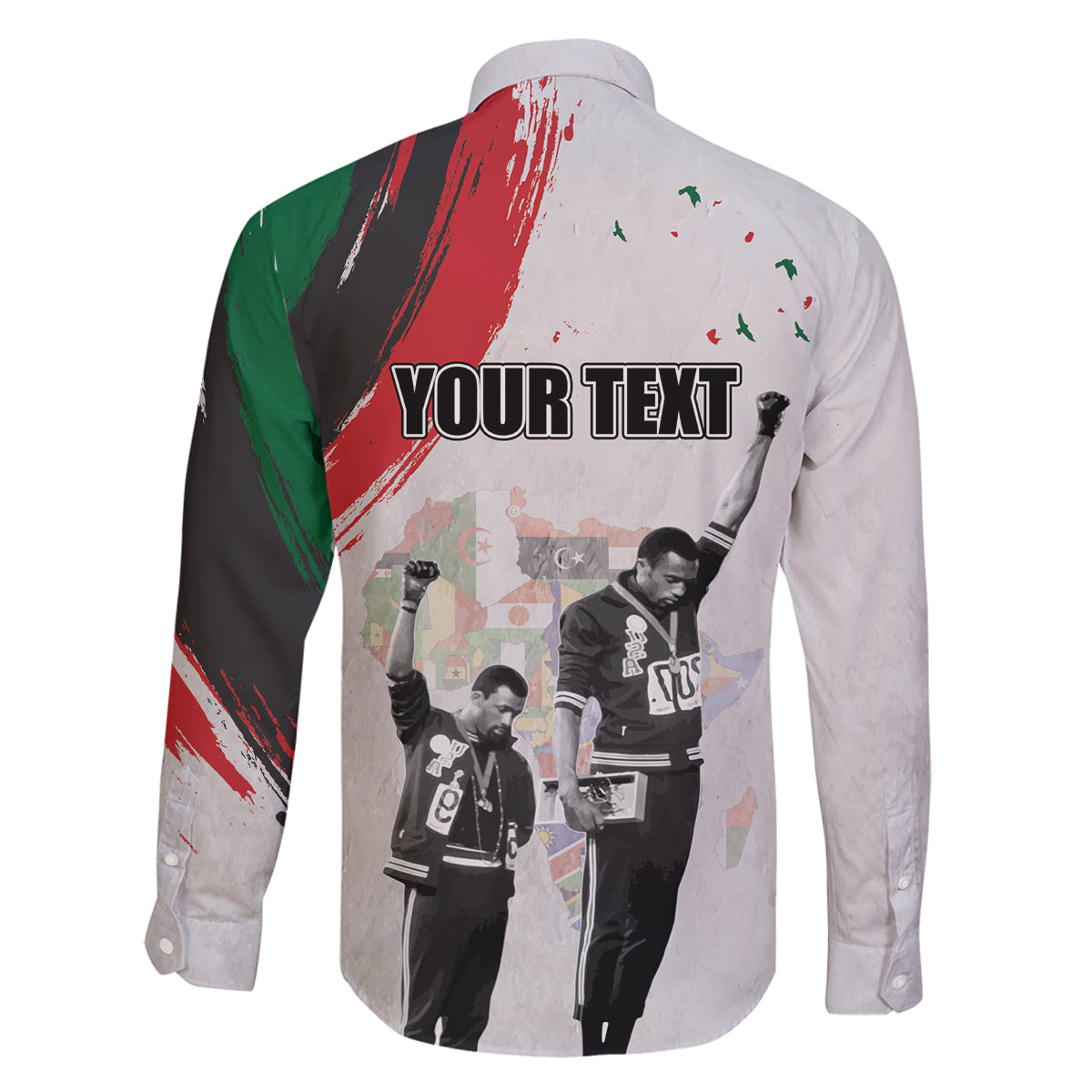 Personalized Juneteenth Freedom Day Family Matching Summer Maxi Dress and Hawaiian Shirt 1968 Black Power Salute - Wonder Print Shop