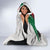 Personalized Juneteenth Freedom Day Hooded Blanket 1968 Olympics Black Power Salute