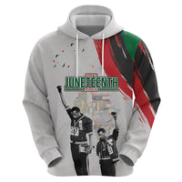Personalized Juneteenth Freedom Day Hoodie 1968 Black Power Salute - Wonder Print Shop