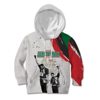 Personalized Juneteenth Freedom Day Kid Hoodie 1968 Black Power Salute - Wonder Print Shop