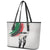 Personalized Juneteenth Freedom Day Leather Tote Bag 1968 Black Power Salute - Wonder Print Shop