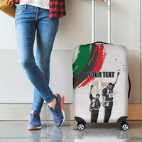 Personalized Juneteenth Freedom Day Luggage Cover 1968 Black Power Salute - Wonder Print Shop