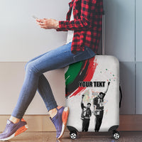 Personalized Juneteenth Freedom Day Luggage Cover 1968 Black Power Salute - Wonder Print Shop