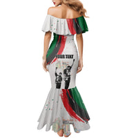 Personalized Juneteenth Freedom Day Mermaid Dress 1968 Black Power Salute - Wonder Print Shop