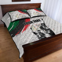 Personalized Juneteenth Freedom Day Quilt Bed Set 1968 Black Power Salute - Wonder Print Shop