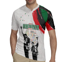 Personalized Juneteenth Freedom Day Rugby Jersey 1968 Black Power Salute - Wonder Print Shop