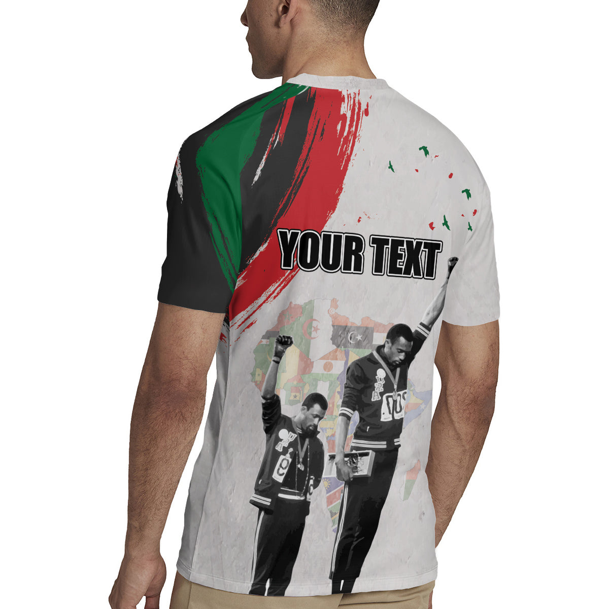 Personalized Juneteenth Freedom Day Rugby Jersey 1968 Black Power Salute - Wonder Print Shop