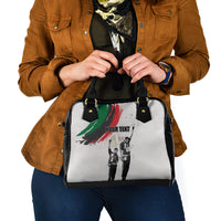Personalized Juneteenth Freedom Day Shoulder Handbag 1968 Olympics Black Power Salute