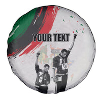Personalized Juneteenth Freedom Day Spare Tire Cover 1968 Black Power Salute - Wonder Print Shop