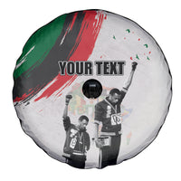 Personalized Juneteenth Freedom Day Spare Tire Cover 1968 Black Power Salute - Wonder Print Shop