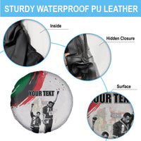 Personalized Juneteenth Freedom Day Spare Tire Cover 1968 Black Power Salute - Wonder Print Shop