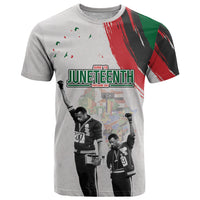 Personalized Juneteenth Freedom Day T Shirt 1968 Black Power Salute - Wonder Print Shop