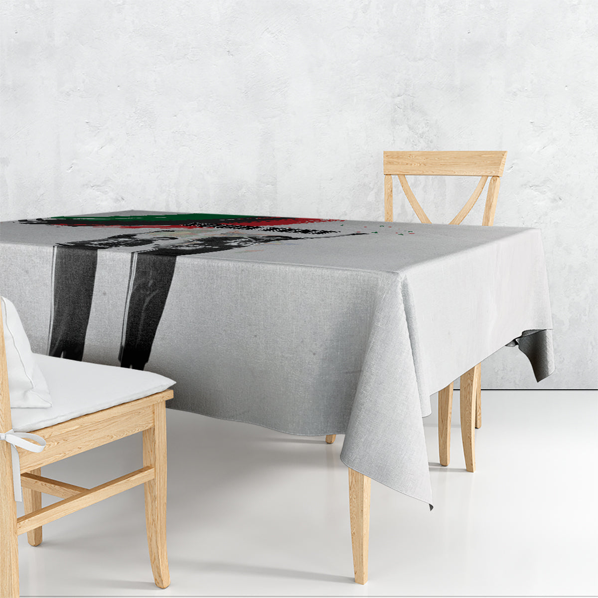 Personalized Juneteenth Freedom Day Tablecloth 1968 Black Power Salute - Wonder Print Shop