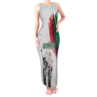 Personalized Juneteenth Freedom Day Tank Maxi Dress 1968 Black Power Salute - Wonder Print Shop