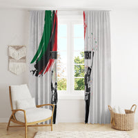 Personalized Juneteenth Freedom Day Window Curtain 1968 Black Power Salute - Wonder Print Shop