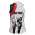 Personalized Juneteenth Freedom Day Women Sleeveless Polo Shirt 1968 Black Power Salute - Wonder Print Shop