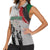 Personalized Juneteenth Freedom Day Women Sleeveless Polo Shirt 1968 Black Power Salute - Wonder Print Shop
