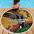 Juneteenth Freedom Day Beach Blanket 1968 Olympics Black Power Salute Broken Chain