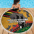 Juneteenth Freedom Day Beach Blanket 1968 Black Power Salute Broken Chain - Wonder Print Shop
