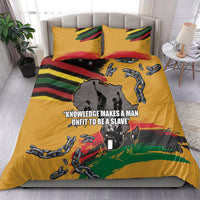 Juneteenth Freedom Day Bedding Set 1968 Black Power Salute Broken Chain - Wonder Print Shop